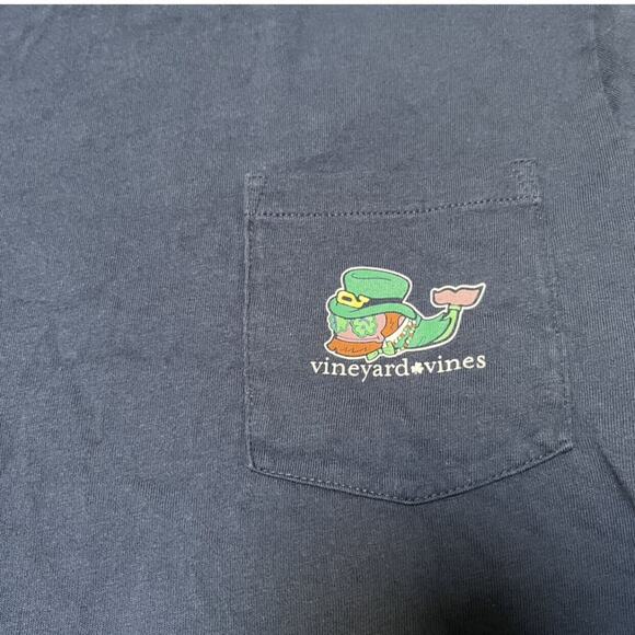Vineyard Vines Leprechaun Whale Graphic Tee Size 16 - Picture 6 of 8